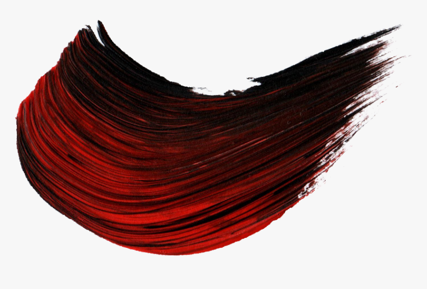 40 Paint Brush Stroke Vol - Red Black Brush Png, Transparent Png