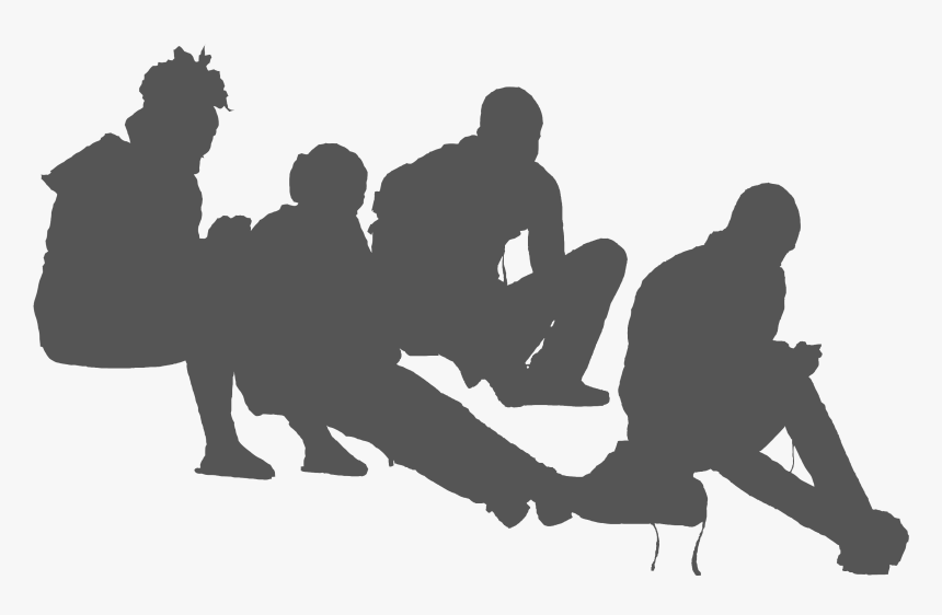 Students Sitting Group Of People Sitting Png - Group Of People Sitting Png, Transparent Png