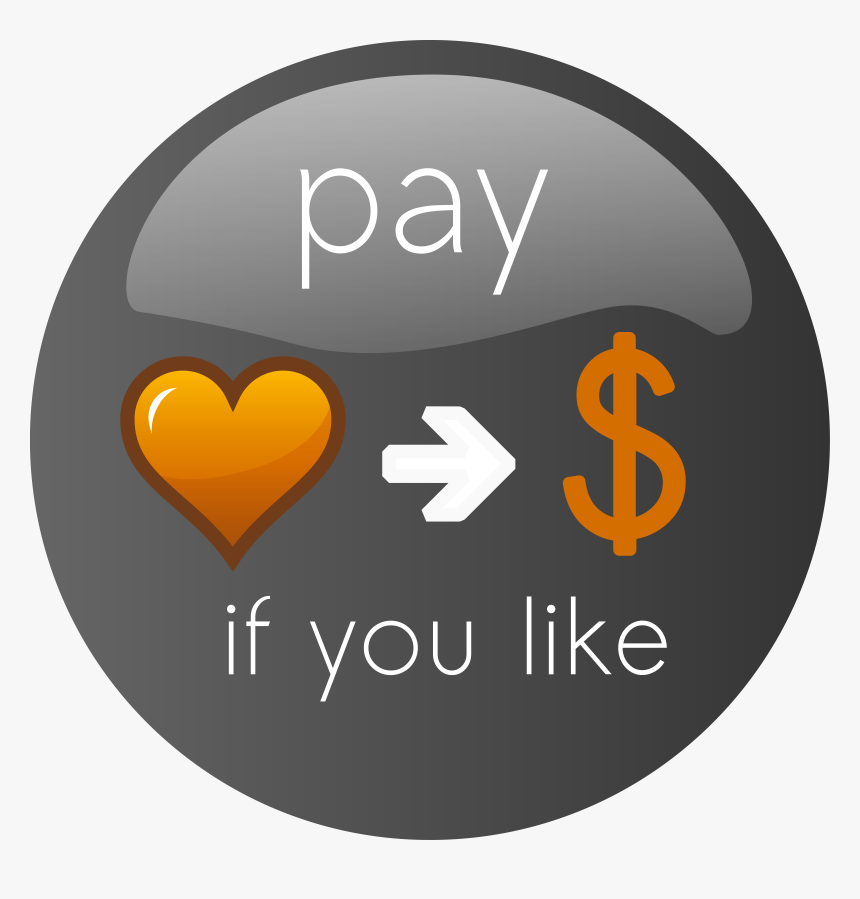 Pay If You Like Button 2 Clip Arts - Like Button, HD Png Download