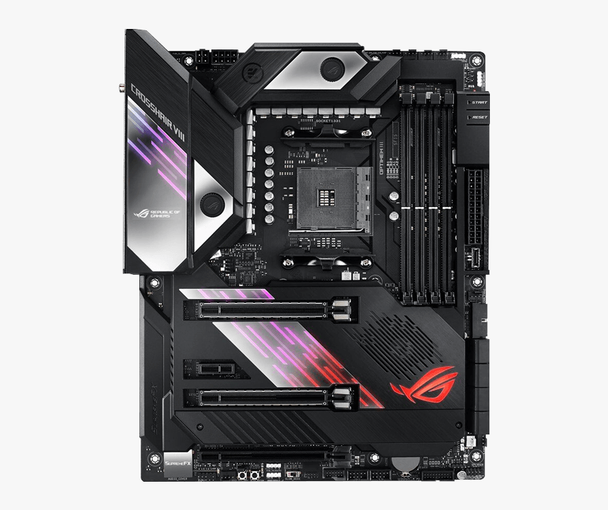 Rog Crosshair Viii Formula, Amd X570 Chipset, Am4, - Asus Crosshair Viii Formula, HD Png Download