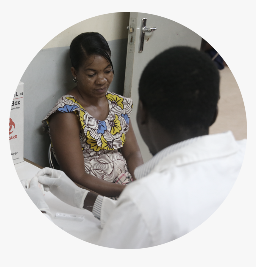 Circle Malaria People - Sitting, HD Png Download