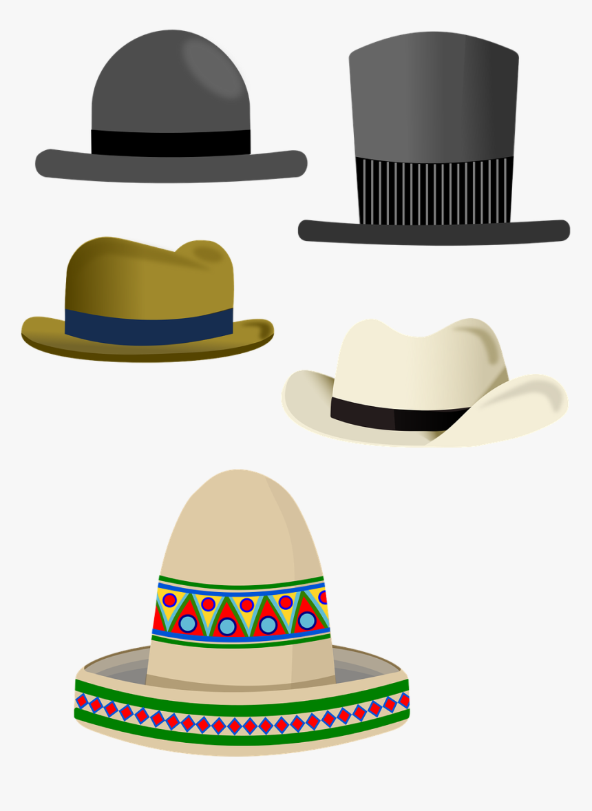 Transparent Top Hat Clipart - Hat, HD Png Download