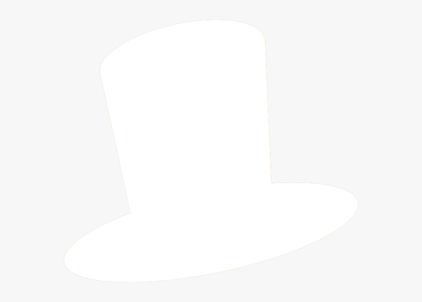 Transparent Tophat Png - White Top Hat Clipart, Png Download