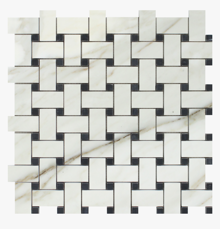 Calacatta Gold 1 1/4 - Broken Joint Mosaic Tile, HD Png Download