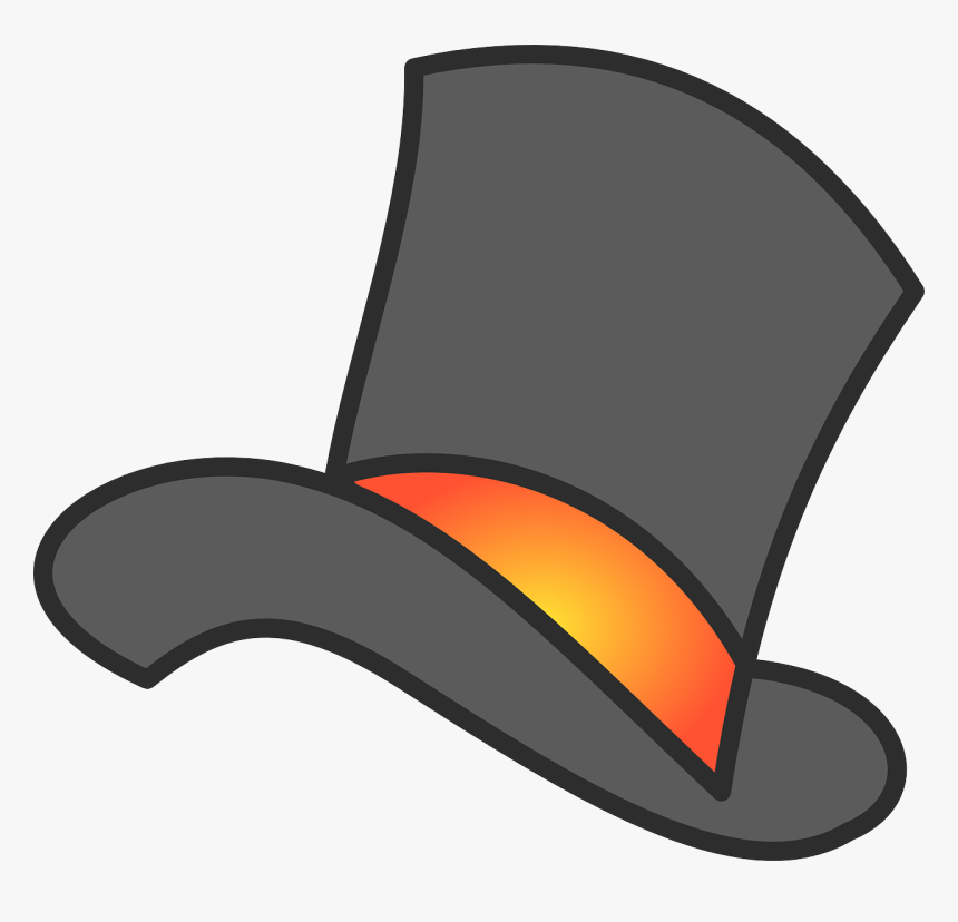 Public Domain Top Hat, HD Png Download