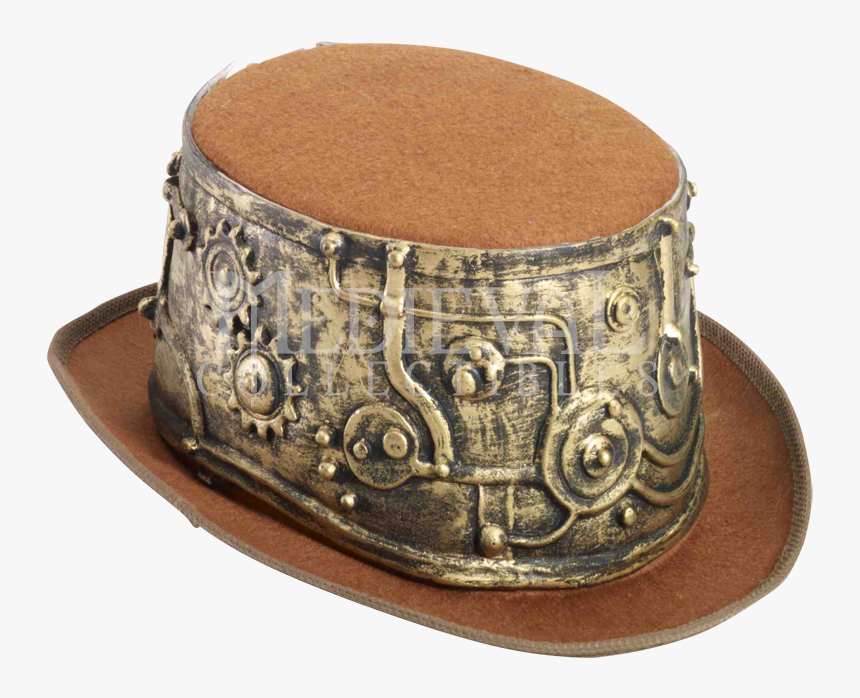 Deluxe Mechanized Steampunk Top Hat - Steampunk Hat, HD Png Download