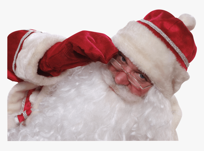 Santa Claus Close Up - Santa Claus Transparent Background, HD Png Download
