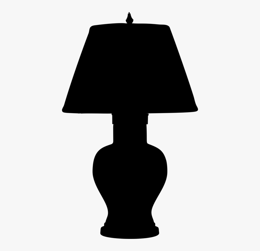 Table Silhouette Png - Lamp Silhouette Png, Transparent Png