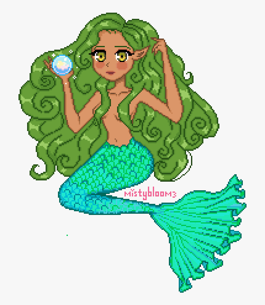 The Kelp Mermaid - Illustration, HD Png Download