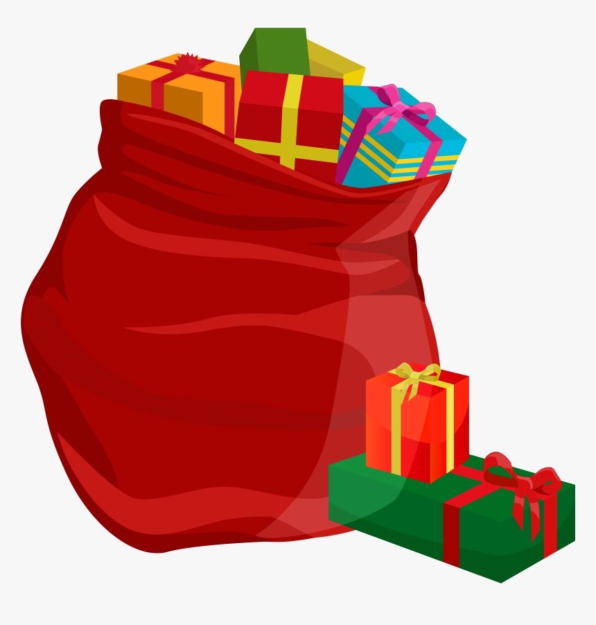 Santa Bag Png, Transparent Png