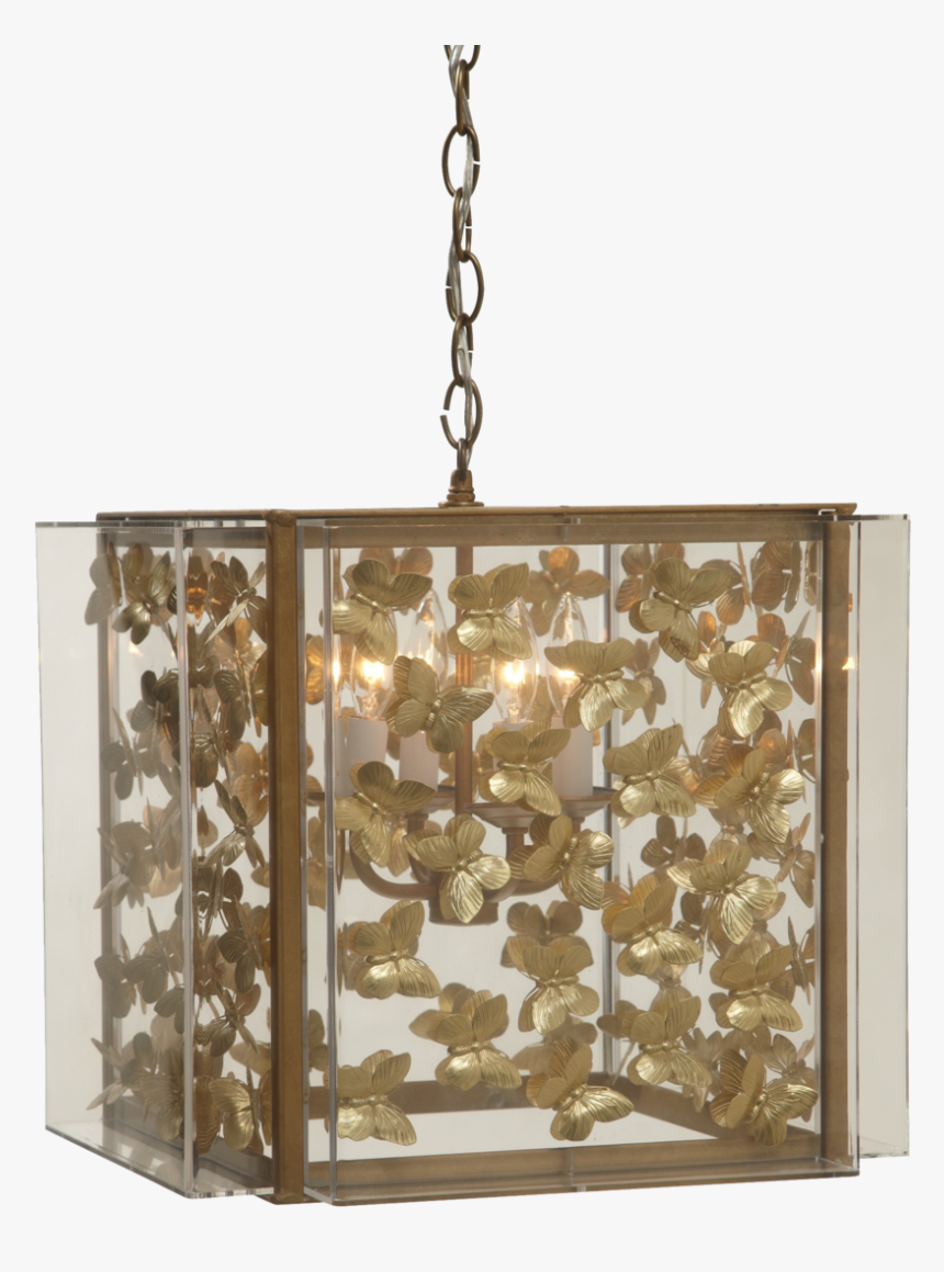 Sm Gold Butterfly Fixture On, HD Png Download