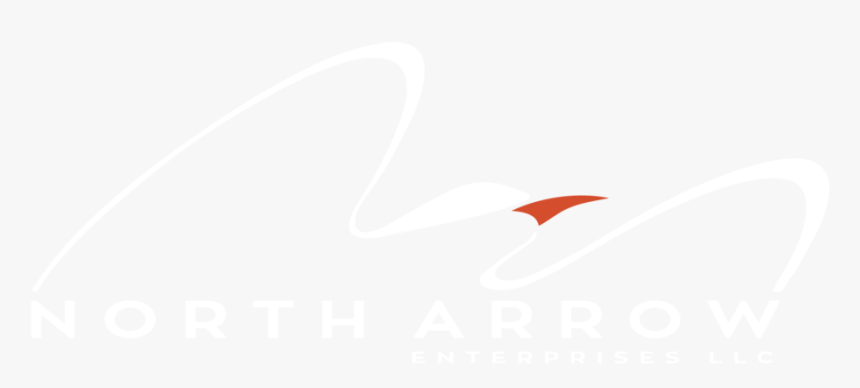 Nae North Arrow White Logo-01 Copy - Illustration, HD Png Download
