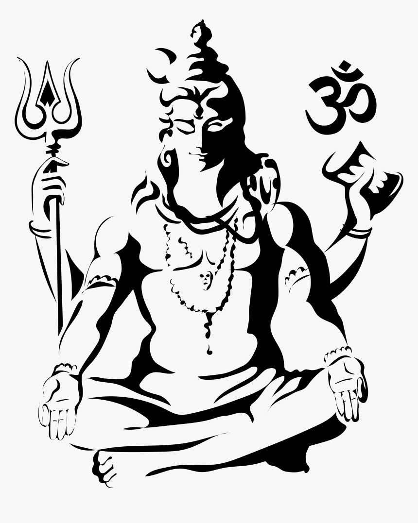 Shiva Drawing Modern Day Hd Png Download Transparent Png Image Pngitem