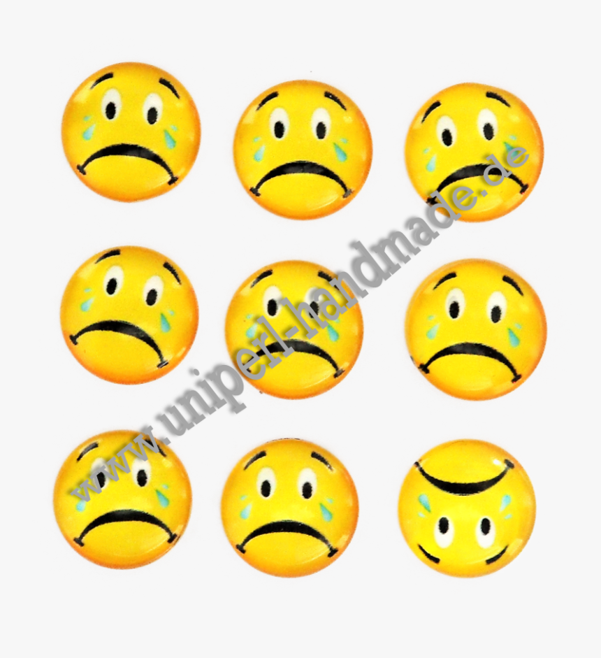 Emoji Cabochon, 14 Mm, Crying Face - Smiley, HD Png Download