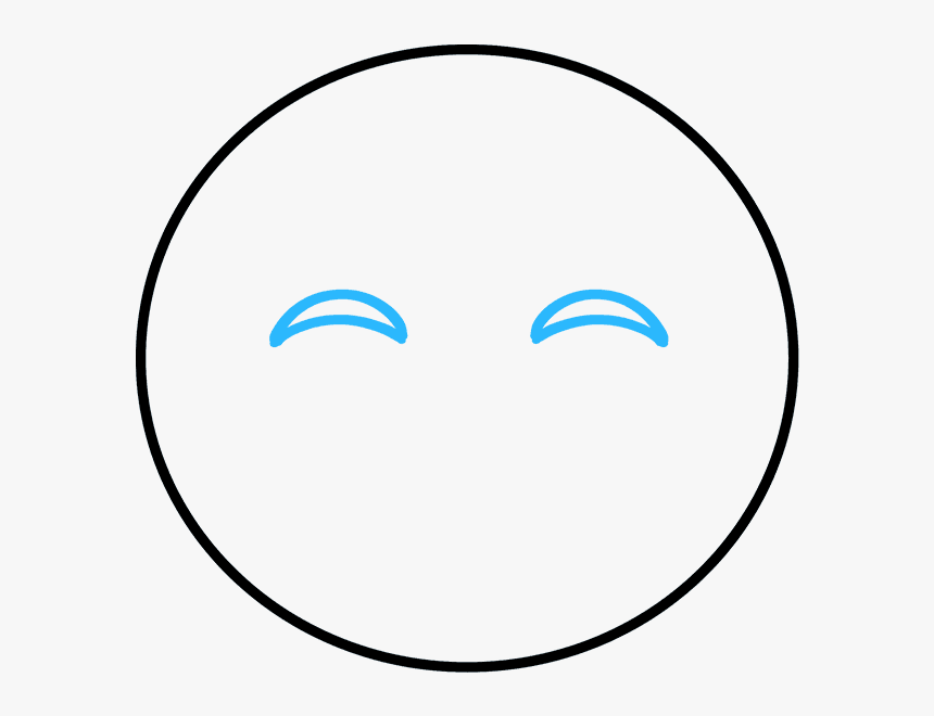 How To Draw Crying Laughing Emoji - Step How To Draw Earth, HD Png Download
