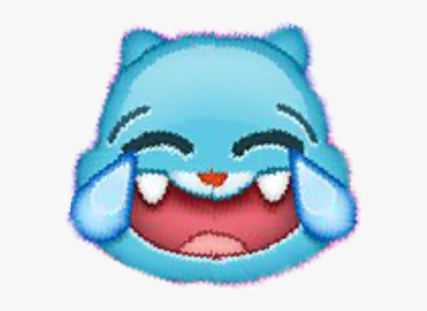 Blue Nose Smile Eye - Amazing World Of Gumball Emoji, HD Png Download