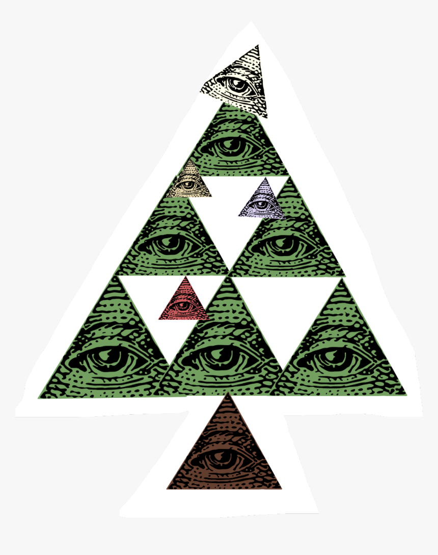 #illuminati Its The Illuminati Tree - Triangle, HD Png Download