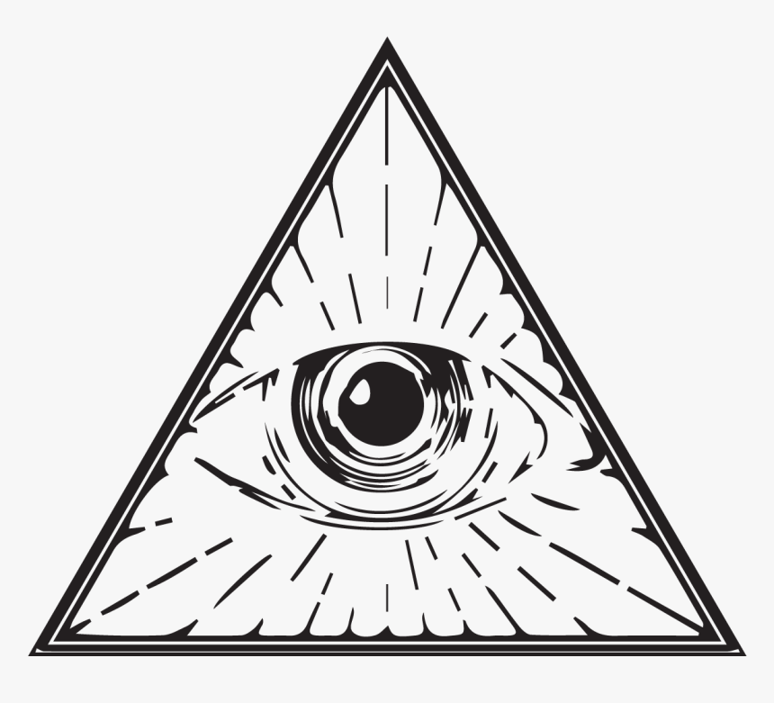 Clip Art Drawing Clip Art Stretch - Illuminati Drawing, HD Png Download