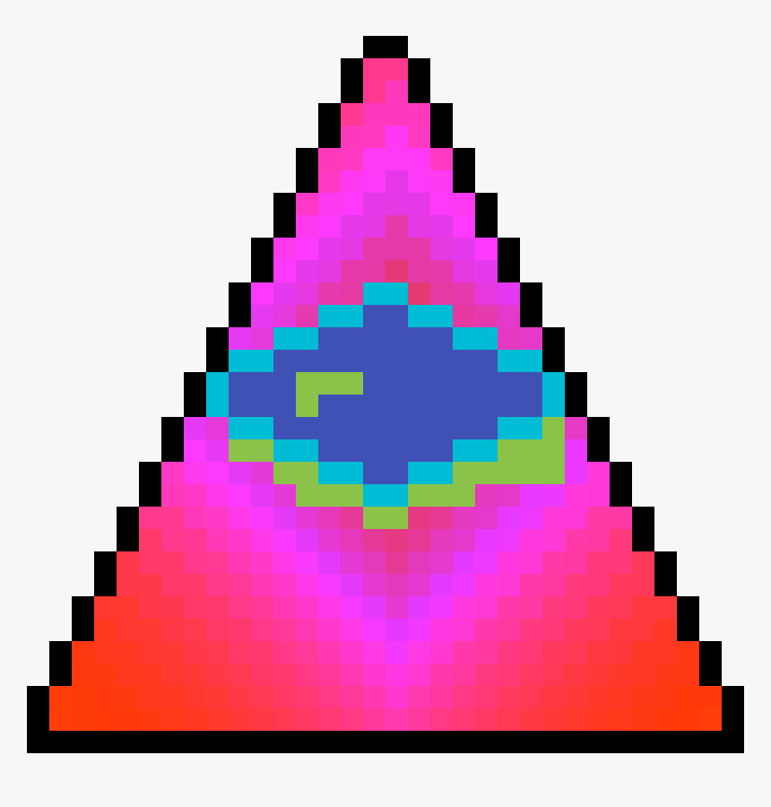Illuminati Pixel Art, HD Png Download
