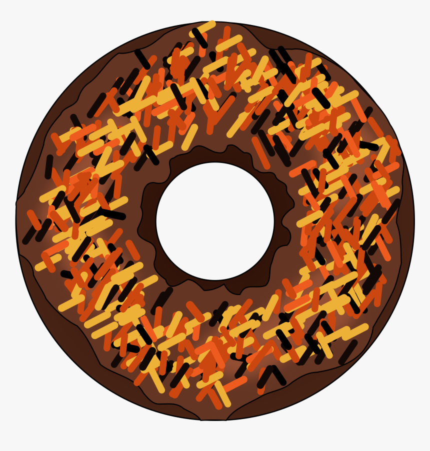 Fall Or Halloween Donut Clip Arts - Halloween Donut Clip Art, HD Png Download