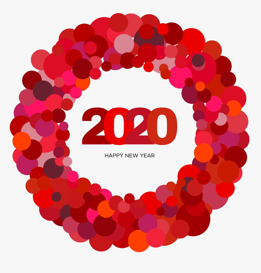 Happy New Year 2020 Png Image - Circle, Transparent Png