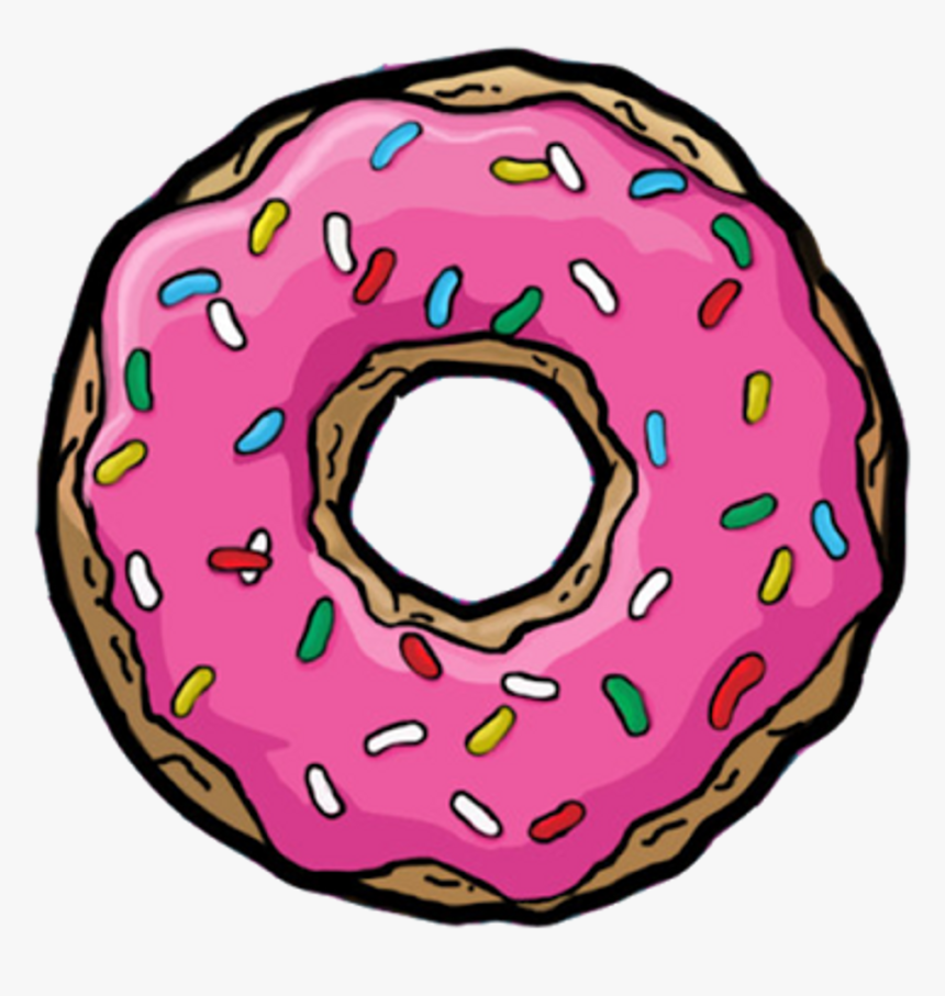 Donuts Rosquinha Cute - Donut Simpson Png, Transparent Png
