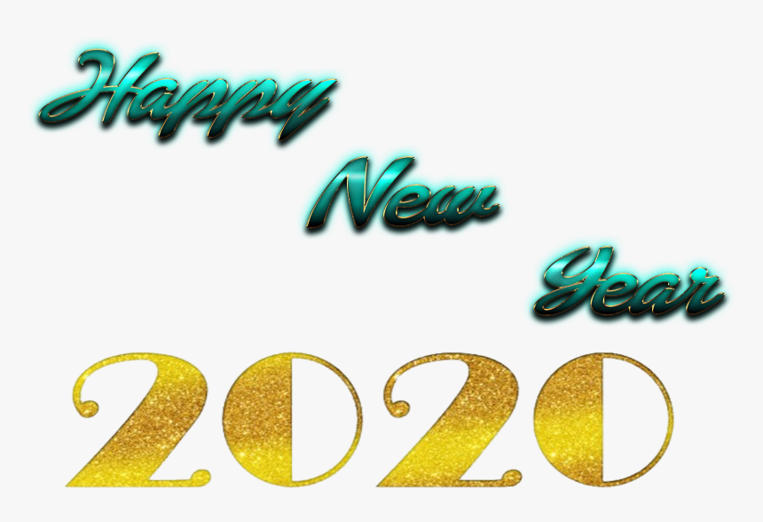 Happy New Year Png Image 2020 Png Free Background - Calligraphy, Transparent Png