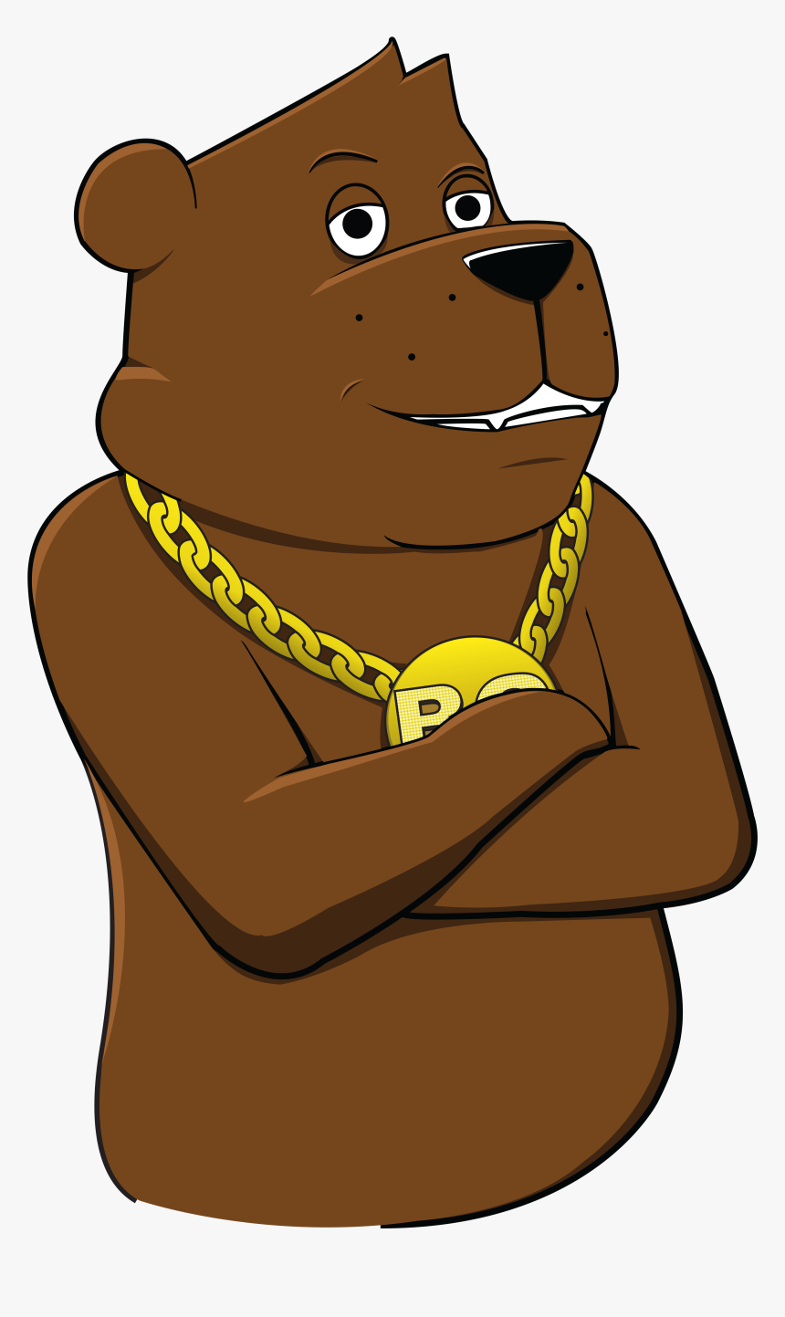 Clipart Duck Brown Bear - Bear Grillz Dj Logo, HD Png Download
