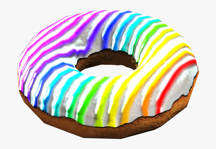 Nukapedia The Vault - Rainbow Donut, HD Png Download