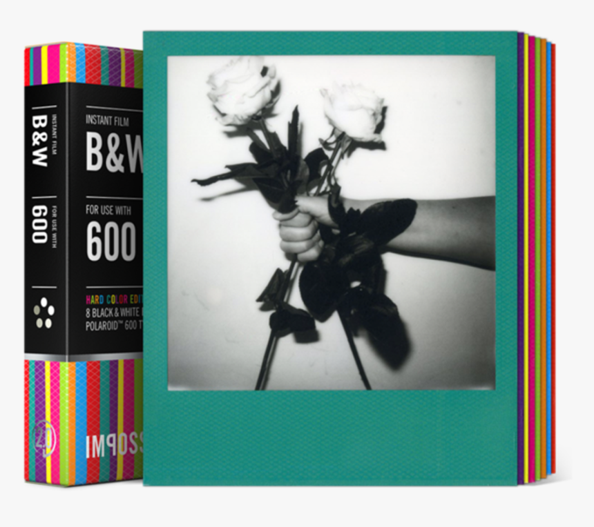 Impossible Instant Black And White Film With Hard Color - Color Frames Polaroid Black White, HD Png Download
