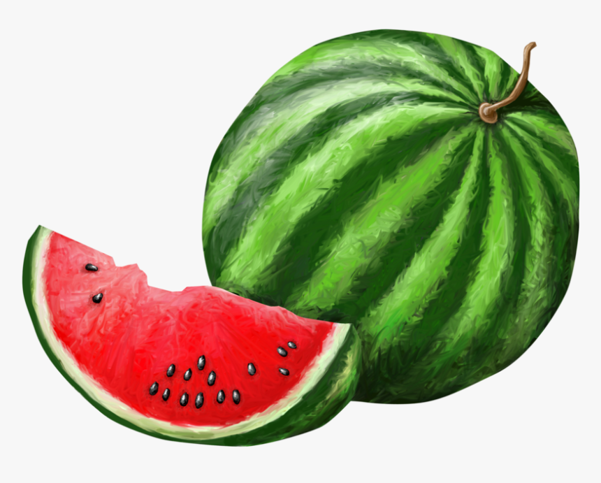 Watermelon Png Background - Watermelon, Transparent Png