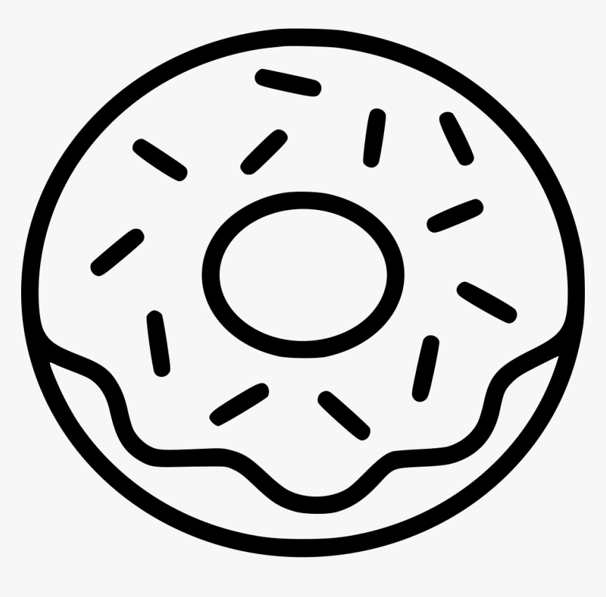 Donut Donut Black And White Clipart HD Png Download Transparent donut-donut-black-and-white-clipart-hd-png-download-transparent