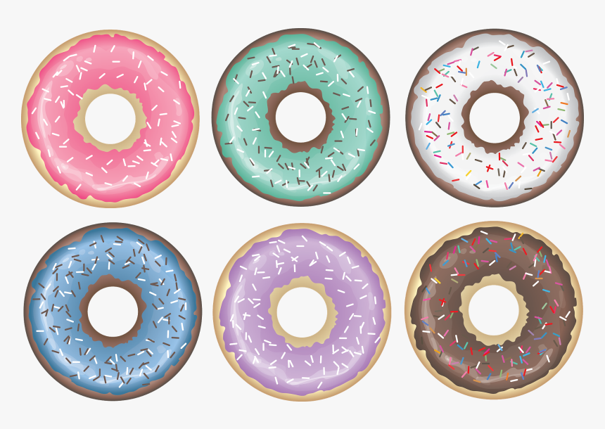 Donut Clipart Tumblr - Donuts Drawing Png, Transparent Png