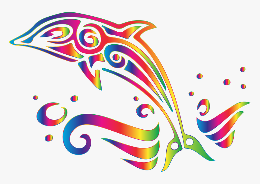 Collection Of No - Dolphin Clipart Black And White, HD Png Download