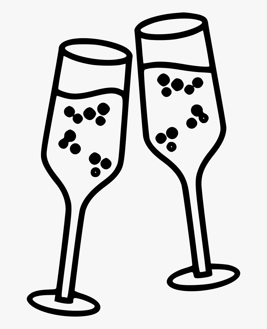 Champagne - Champagne Stemware, HD Png Download