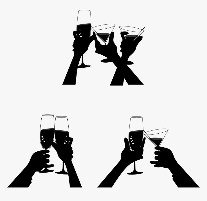 Champagne Euclidean Vector Toast Cup - Guinness, HD Png Download