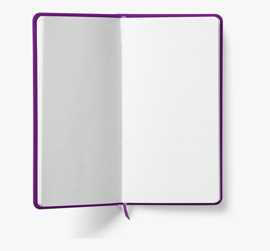 Book, Isolated, Open Book, Empty, Paper, Pink, White - Paper, HD Png Download