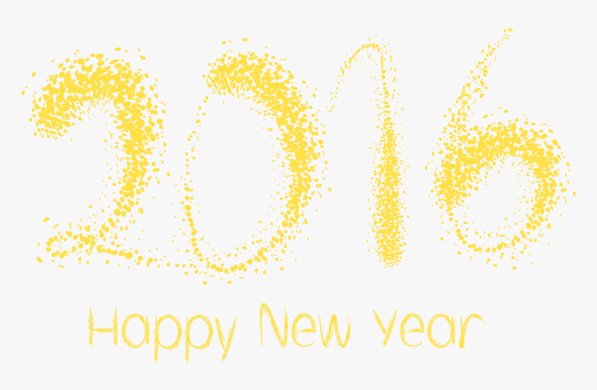 Happy New Year 2016 Png, Transparent Png