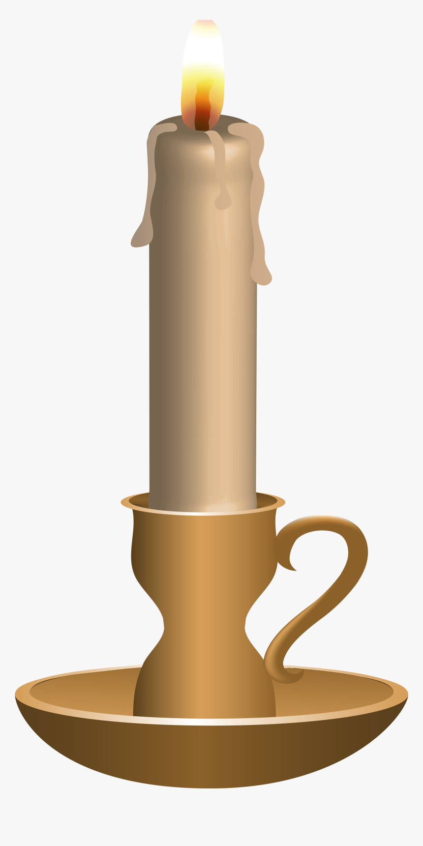 Old Candle Png Clip Art - Candle Clipart Png, Transparent Png