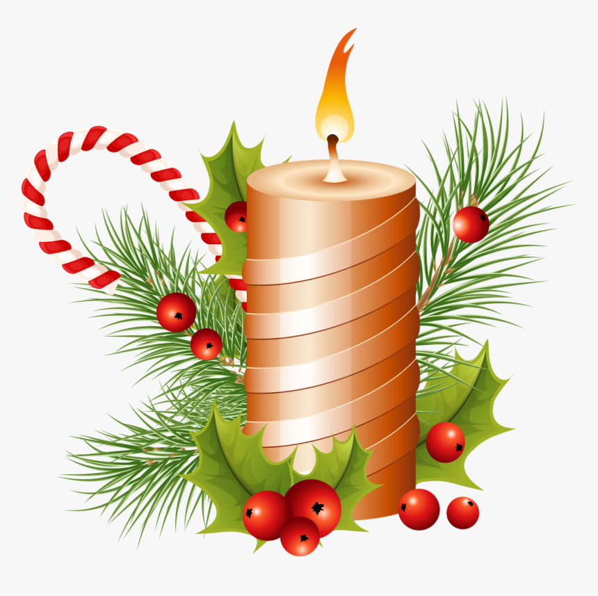 Christmas Candle Png Image - Christmas Candle Png, Transparent Png