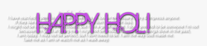 Text Editing Pichkari Holi Logo Free Transparent Image - Holi Text Png 1080p, Png Download