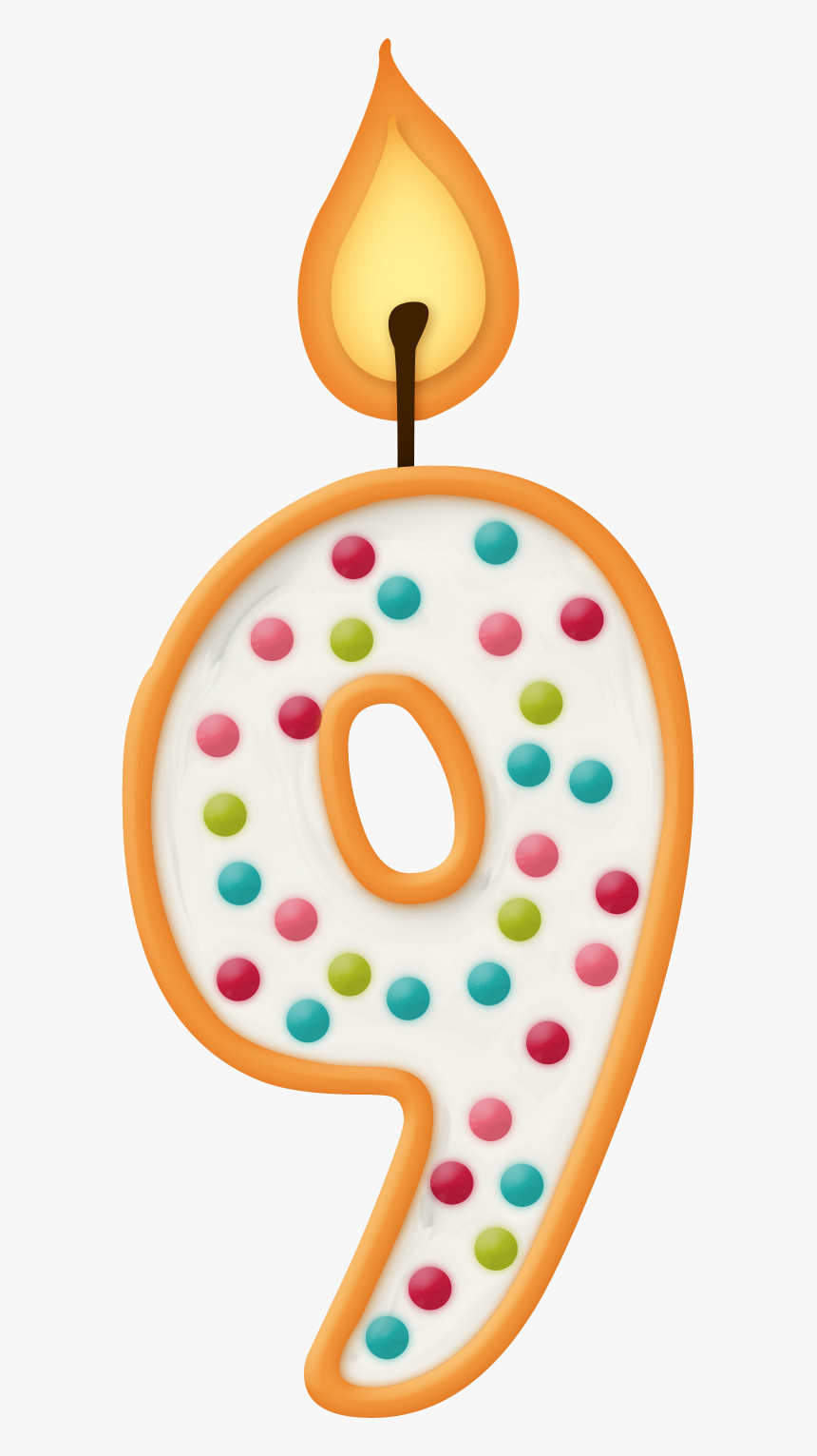 Scrap Cumpleaños Con Velas - 5th Birthday Candle Png, Transparent Png