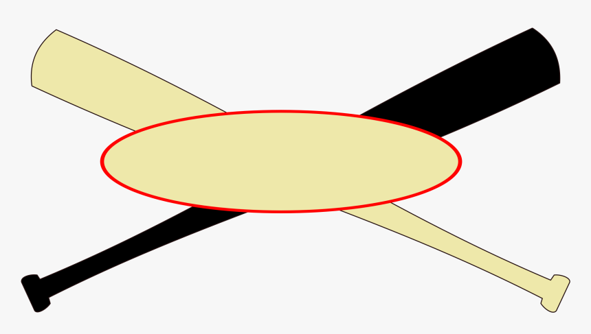 Crossed Baseball Bats Clip Arts - Baseball Crossed Bats Png, Transparent Png