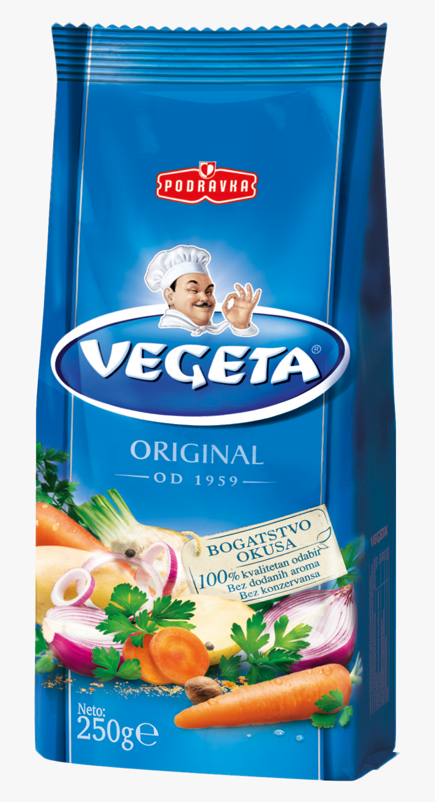 File - Vegeta - Podravka Vegeta 200g, HD Png Download