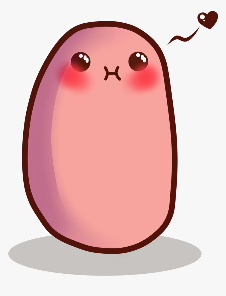 Baked Potato French Fries Kavaii Clip Art - Kawaii Potato Pink, HD Png Download