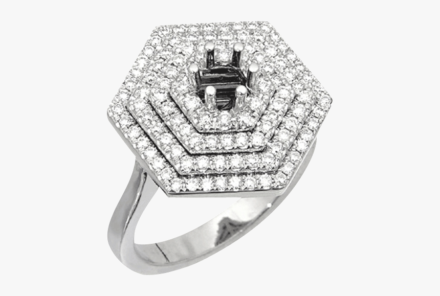 Hexagon - Pre-engagement Ring, HD Png Download