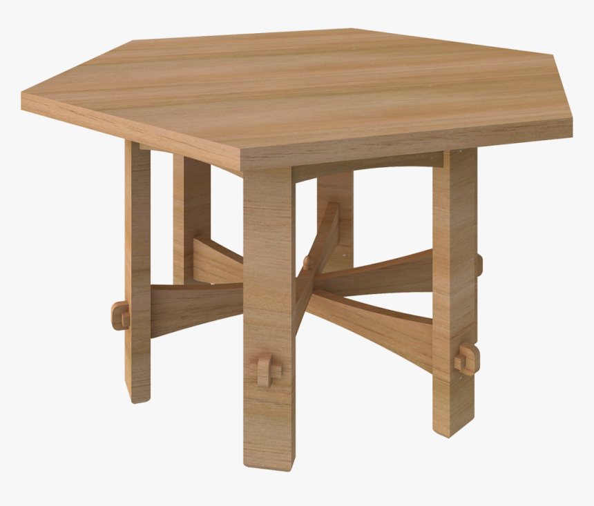 Stickley Hexagon Table3d View 
 Class Mw 100 Mh 100 - Hexagon Table Png, Transparent Png