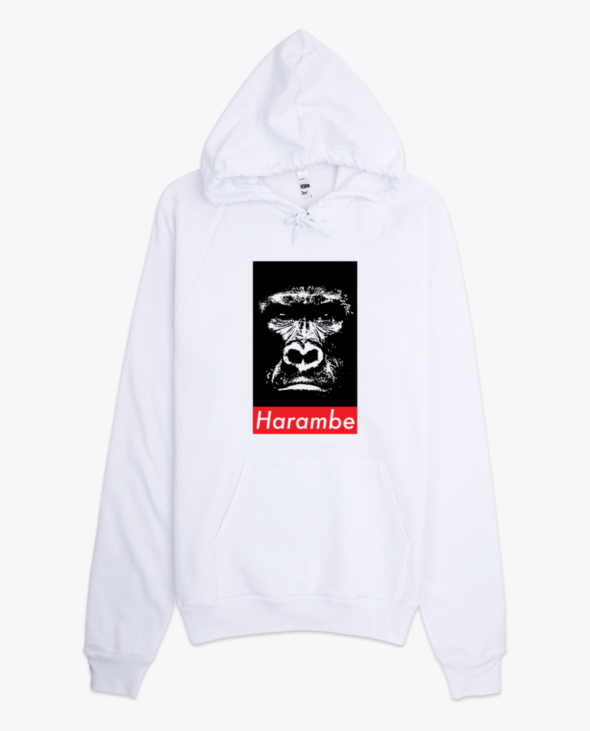 Classrooms Are Cold Af Stay Cozy In A Harambe Hoodie - Hoodie, HD Png Download