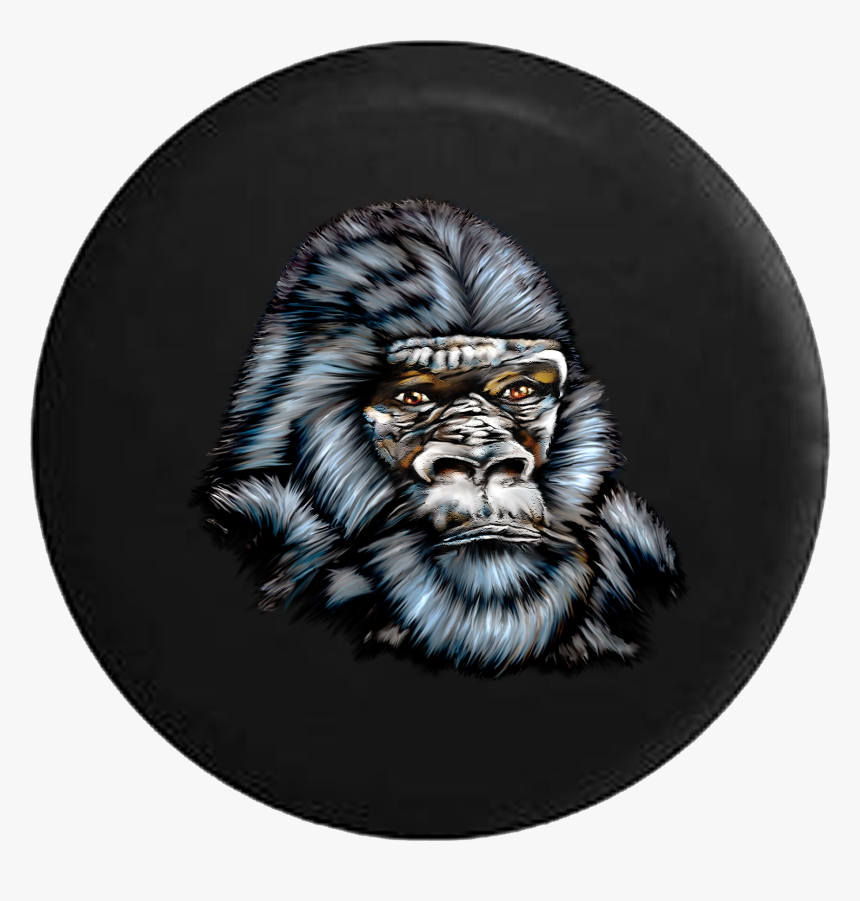 African Gorilla Portait Painted Harambe Rv Camper Spare - Gorilla, HD Png Download