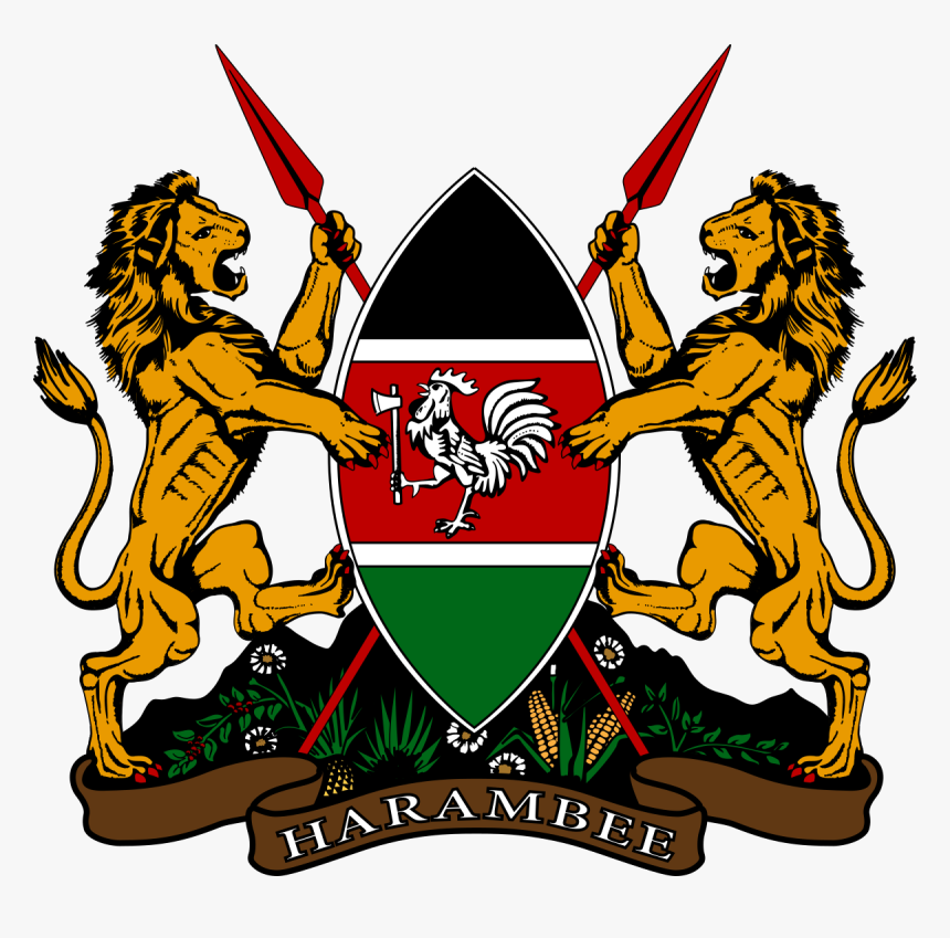 Kenya Coat Of Arms Logo, HD Png Download